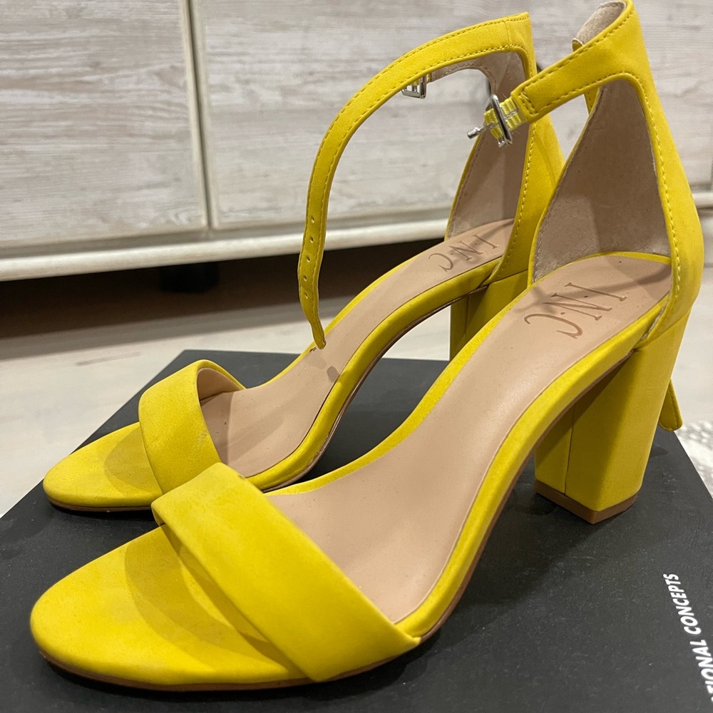 Yellow heels